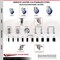 Service Caster 3.5 Inch 316SS Blue Poly Swivel 1-3/8 Inch Expanding Stem Caster Lock Brake SCC SCC-SS316TTLEX20S3514-PPUB-BLUE-138 - alternate 2